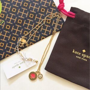 NWT Auth Kate Spade "Spade" necklace